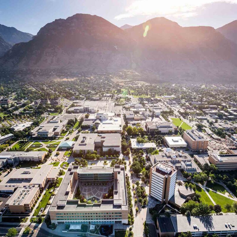 Aerial View of BYU Campus